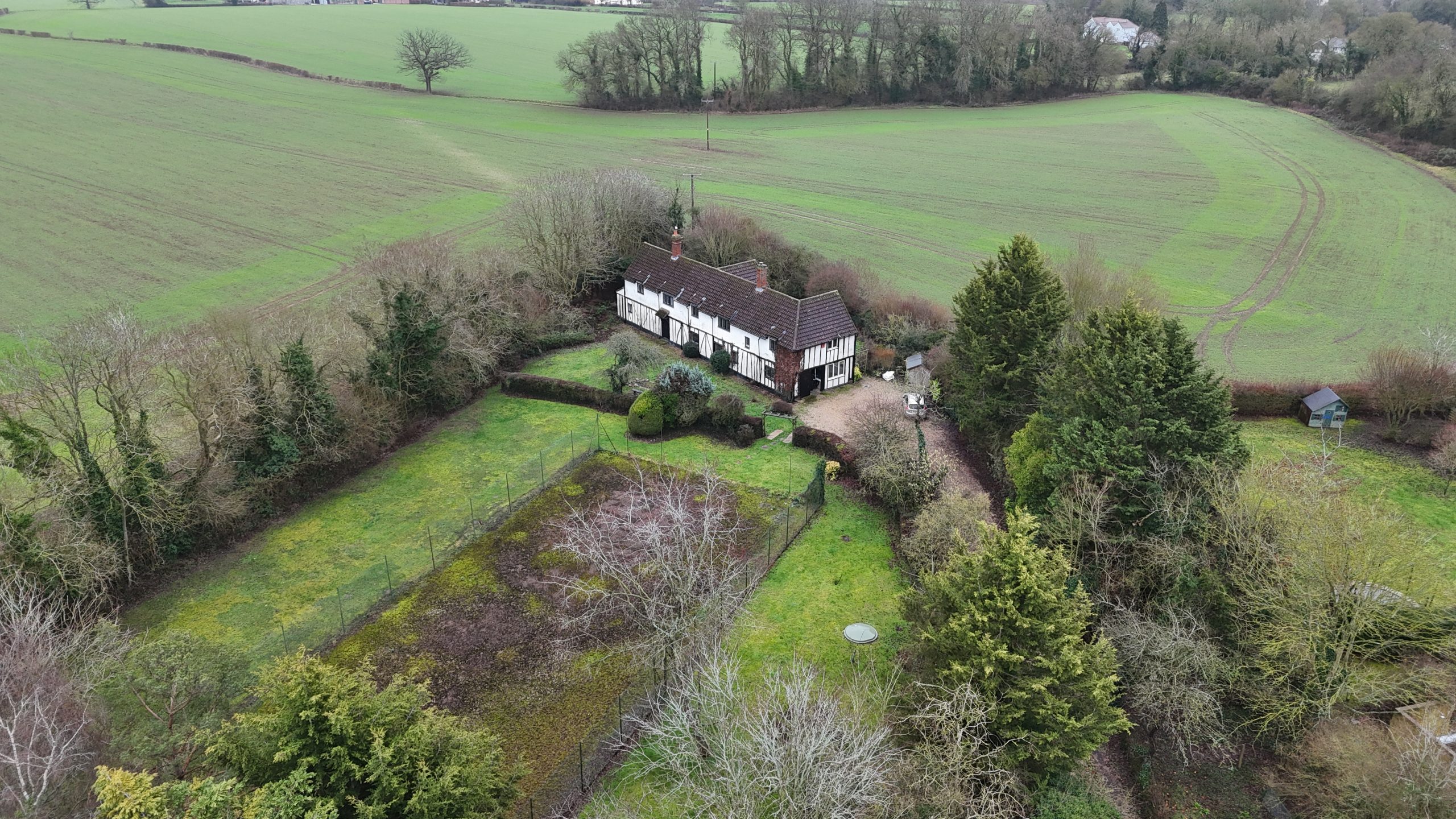 Long Barn: side elevation