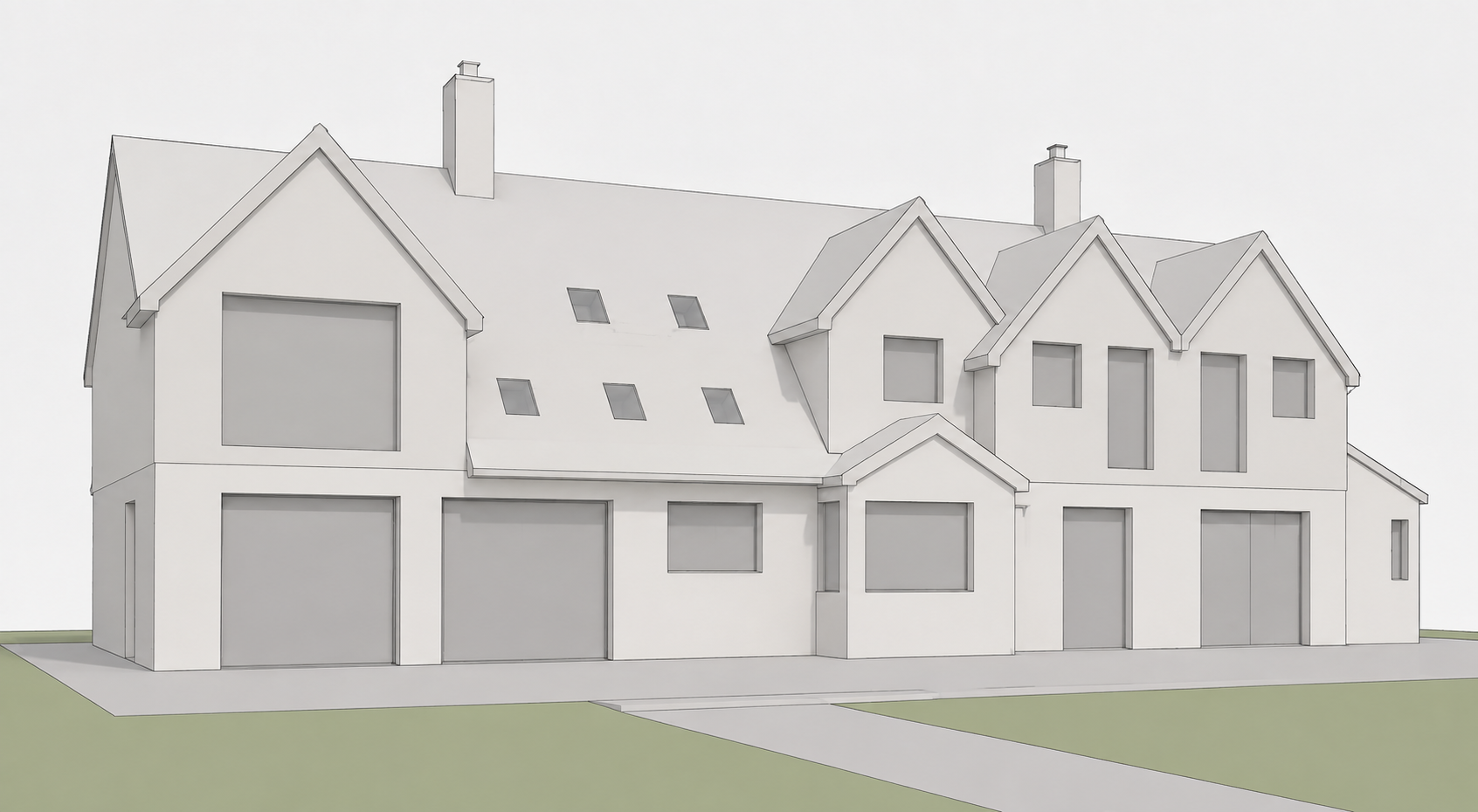 Long Barn: existing exterior